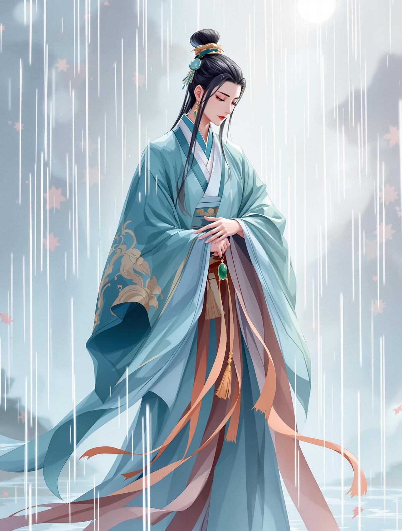 包子漫画 - 青衫烟雨录，一袭青衫，半城烟雨，红尘万丈不及你回眸一瞬
